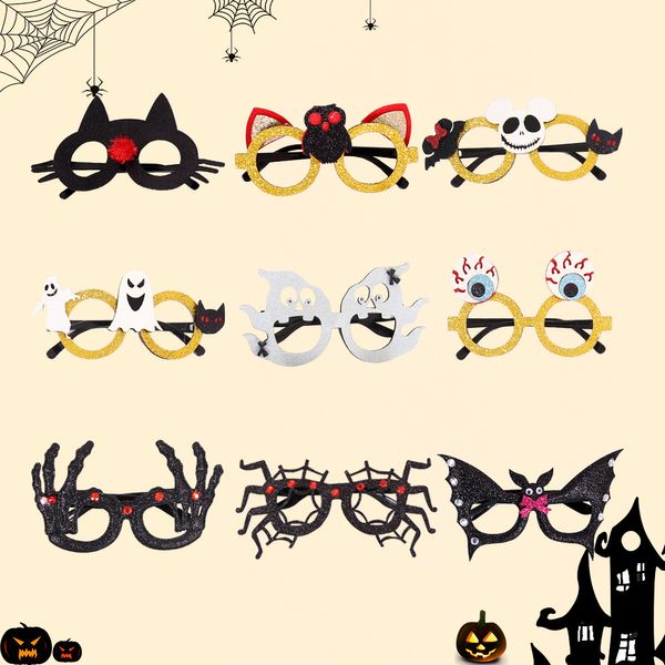 Halloween-Brillengestelle, Kostümbrillen für Partys, Feiertage, Fotokabinen, Einheitsgröße