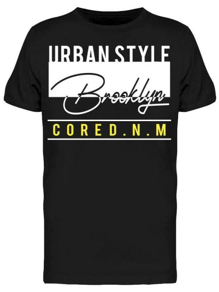 

Urban Style Tee Men's -Image by Shutterstock, White;black
