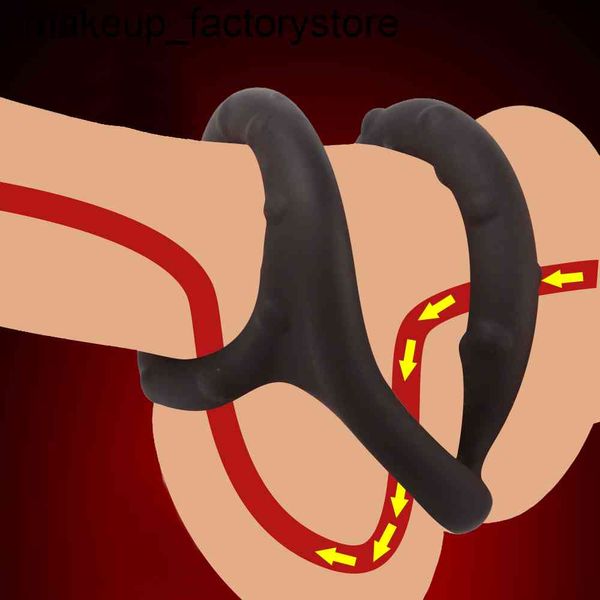 Massagem Scrotum Bind Atraso Ejaculação Masculino Chastity Cat Ring Sex Brinquedos para Homens Sex Shop adulto Produtos Elastic Penis Anéis