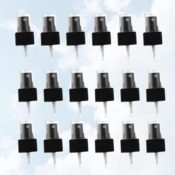 

storage bottles & jars 20 pcs perfume spray nozzle accessories atomizer part for 24mm bottle replacement (black)