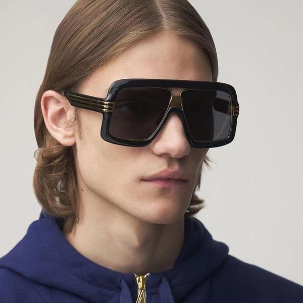 

sunglasses fashion vintage big frame square women men designer travel flat driving sun glasses shades uv400, White;black