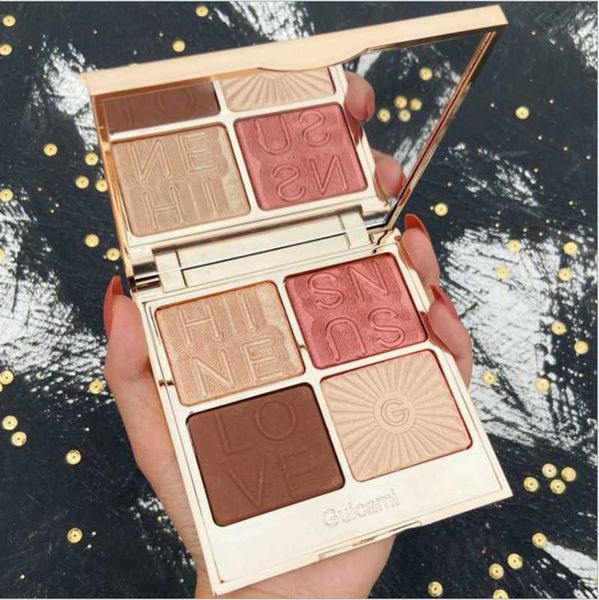 

bronzers & highlighters 4 color nose shadow repair volume rouge blush makeup pallete brightening powder fairy high-gloss eye integrated pale