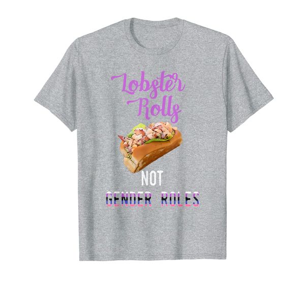 

genderfluid print nonbinary lobster rolls gender queer t-shirt, White;black