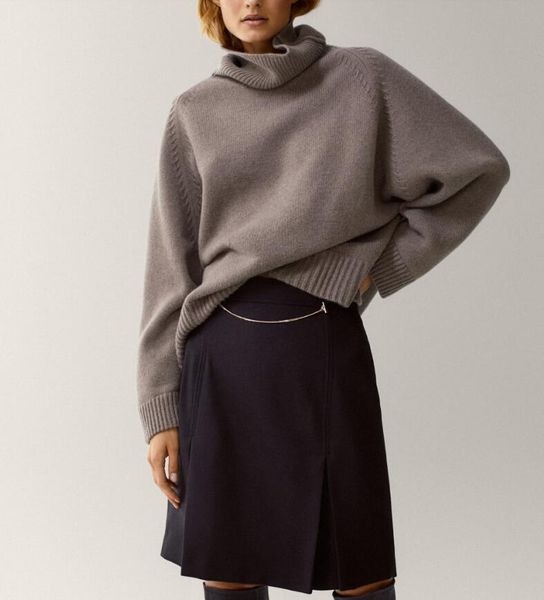 

chain embellished wide pleated short skirt skirts, Black