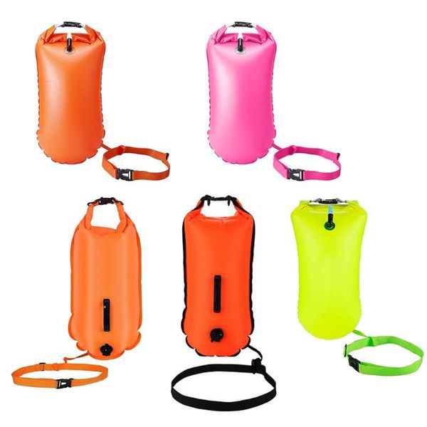 

life vest & buoy swimming safety air dry tow bag float inflatable safe swimmers