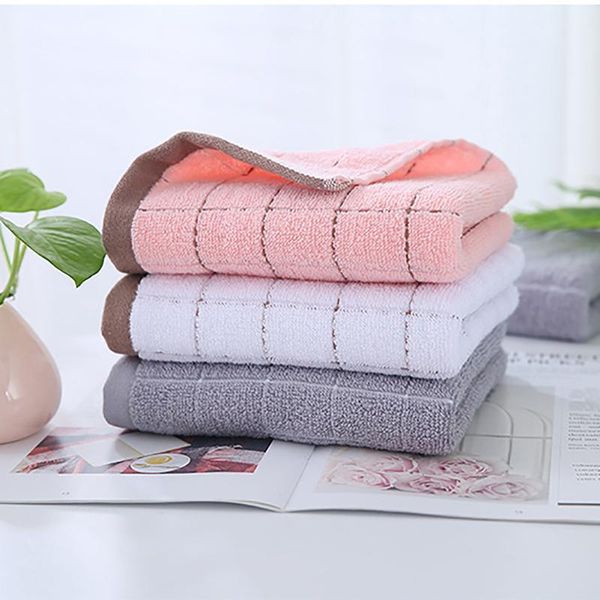 

towel soft home daily plain jacquard lattice towels small square absorbent wash cotton