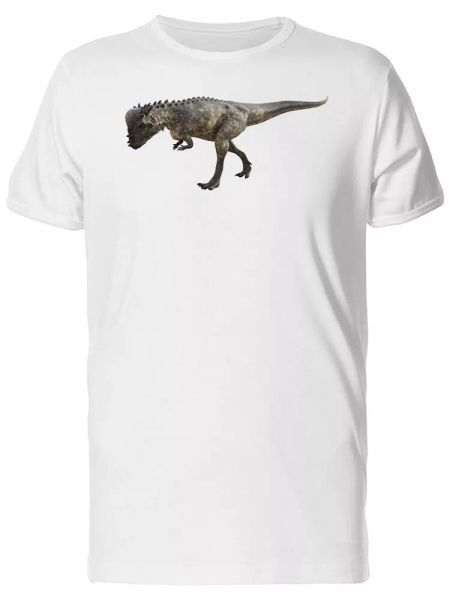 

pachycephalosaurus illustration men's tee -image by shutterstock, White;black
