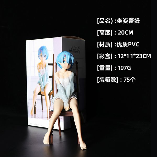 

figures cartoon prototype yilan animation from scratch different world life chair rem sitting posture hand-made model