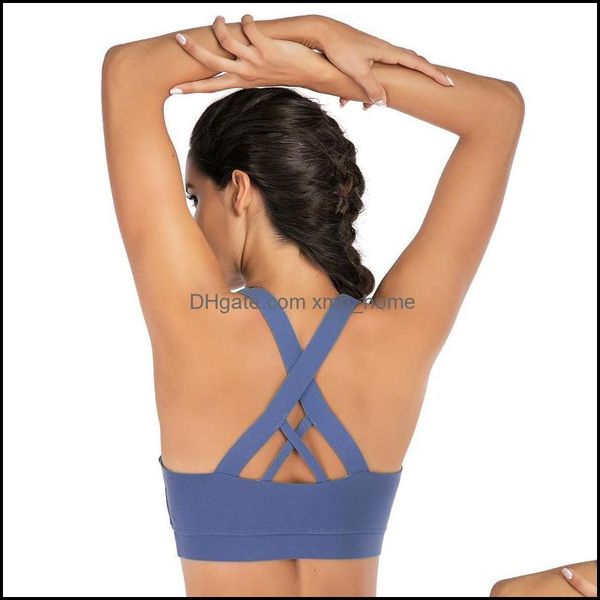

gym exercise athletic outdoor apparel & outdoorsgym clothing no rims women sport bra sports wear for cross black padded push up fitness, White;black