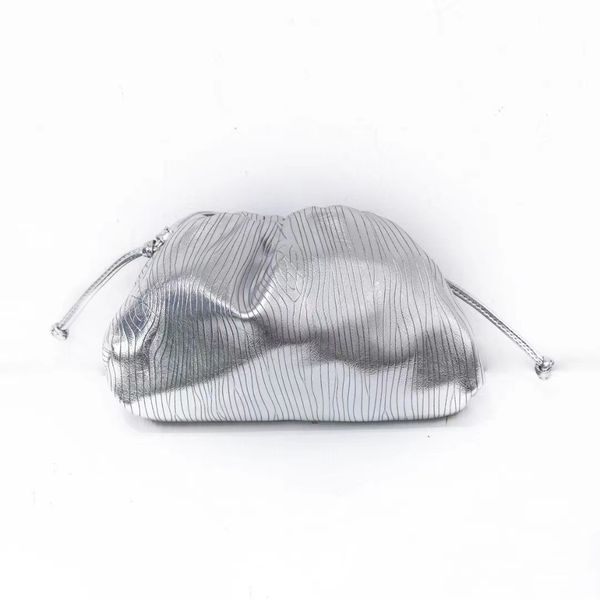 

venetas bottega 20 colorful wavy cloud single shoulder messenger bag women's pleated dumpling bag dinner designer handbag wan