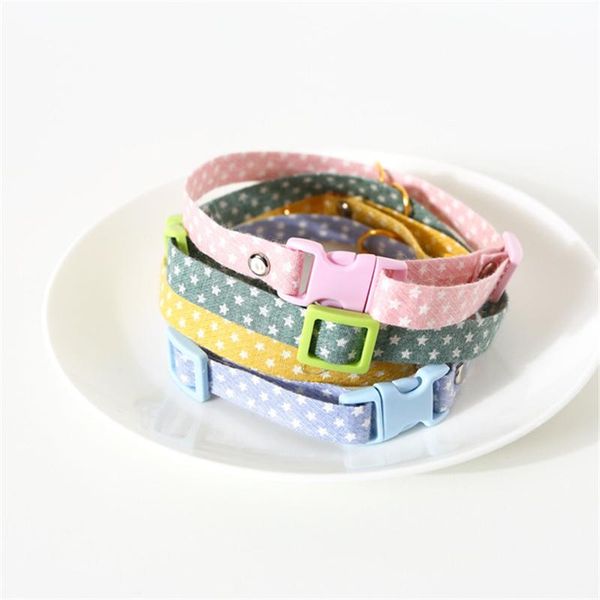

cat collars & leads agn 1pc kitten collar pet detachable adjustable puppy supplies