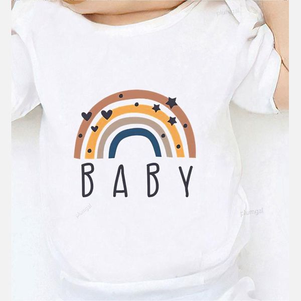 

born baby winter clothing boy clothes girl romper summer kids outfit rainbow prints infant jumpsuits, Blue