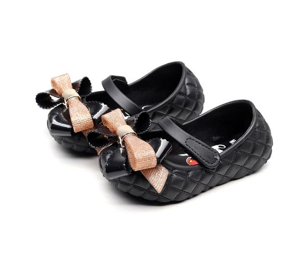 

child girls jelly sandals bow sandal comfortable toddler shoes, Black;red