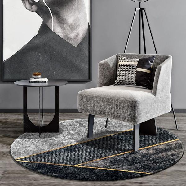 

carpets luxury modern rugs and for home living room round geometric pattern area rug soft non-slip art decorative carpet