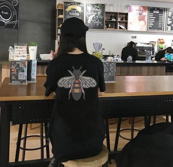 

women's t-shirt nice pattern tshirts casual female fashion plus cotton girls shirts, White