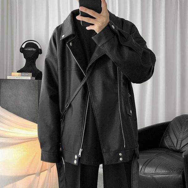 

women's leather & faux 2021 spring women pu blazers jacket coat female jackets outerwear ladies coats suit basic q238, Black