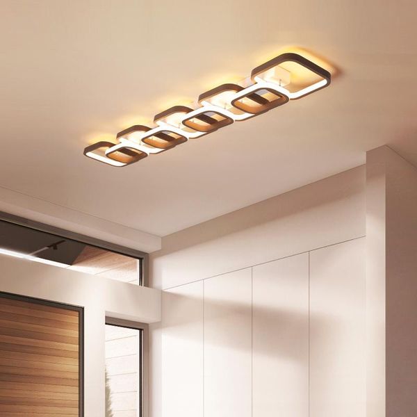 

ceiling lights square circel rings for living room bedroom home ac85-265v modern led lamp fixtures lustre plafonnier