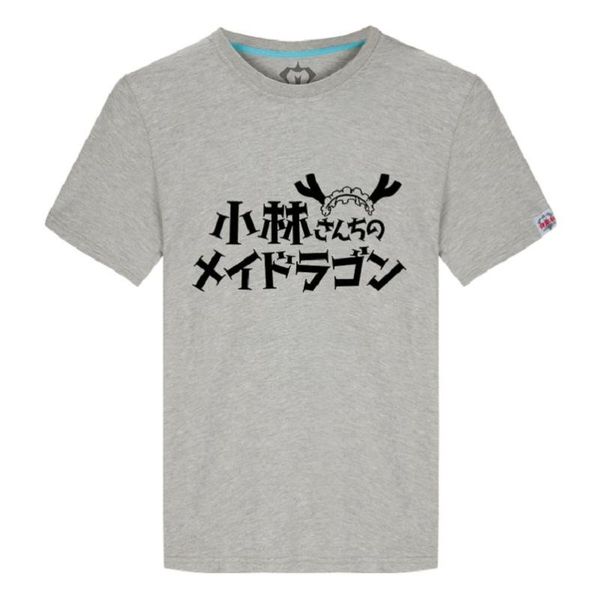

men's t-shirts kobayashi-san chi no maid dragon krillin kobayashi kanna kanagawa cotton loose tees t-shirt t shirt, White;black