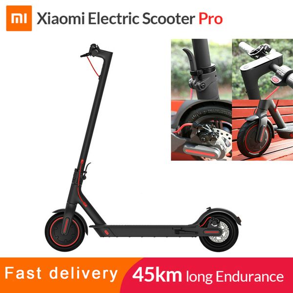

original xiaomi m365 pro folding electric scooter 45km long distance 25km/h 600w