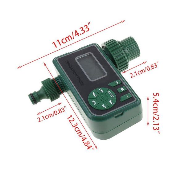 Таймеры E15A Интеллектуальный таймер полива в одном выходе программируемого ЖК -дисплея ирригационного контроллера для садовой фермы Цветок