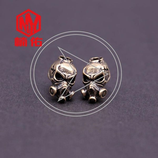 

tool accessories car keychain 1pcs survival warrior paracord brass knife beads outdoor gadgets