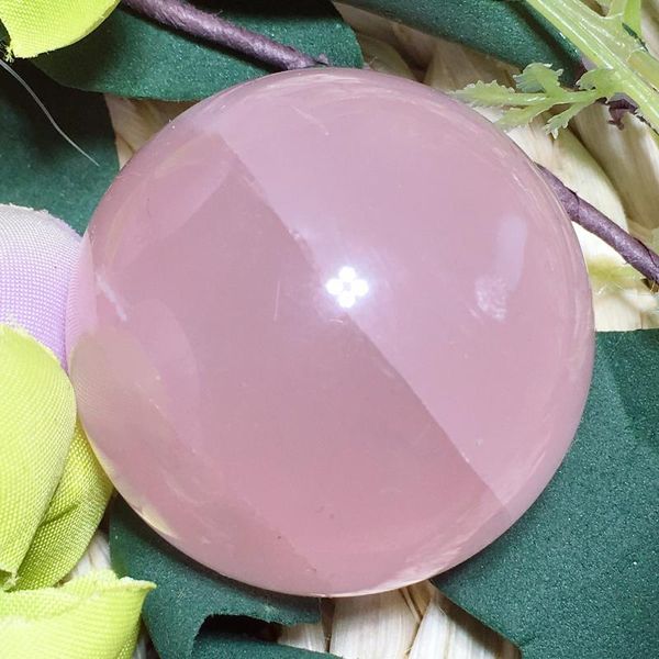 

decorative objects & figurines rose quartz sphere