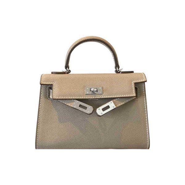 

sports designer handbags temperament grey luxurys yixxi mini keily bag cowhide one shoulder small bag slanting across women's bag