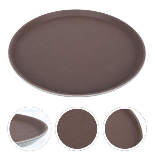 

kitchen storage & organization 1pc round tray food serving decorative snacks drinks