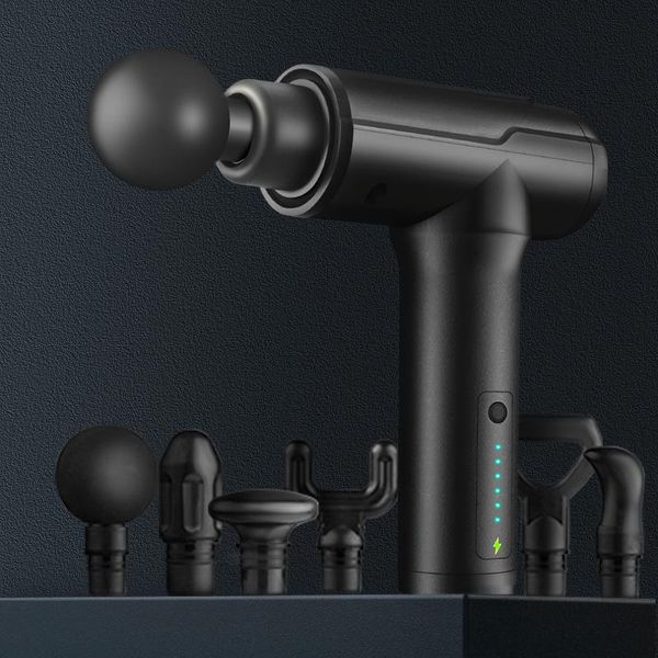 

massage gun deep tissue impact gun, massager, 30 speed, lcd touch screen, fascia electric body massager.
