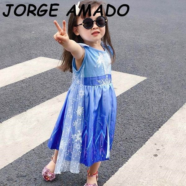 

girl's dresses wholesale baby girl cosplay summer sleeveless princess festival costume kids clothes 2-7y e20903 xtiy, Red;yellow