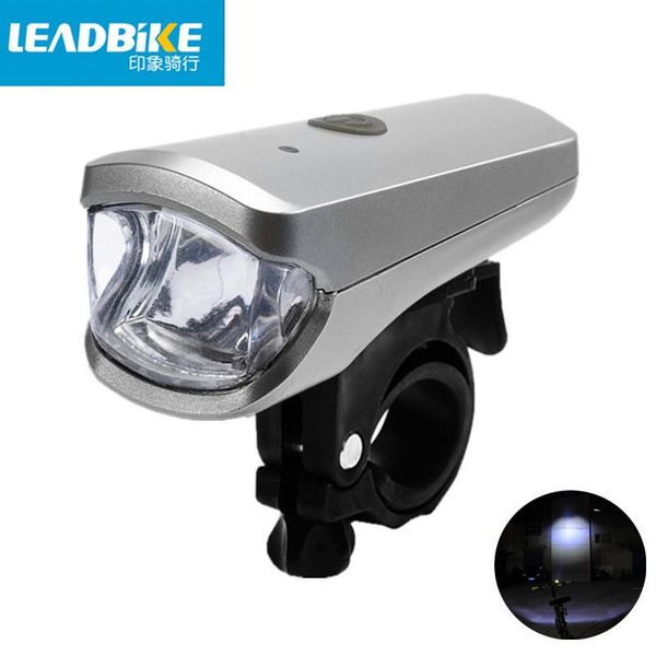 

leadbike usb rechargeable led bicycle front light 3w super bright waterproof mtb road bike headlight for lights