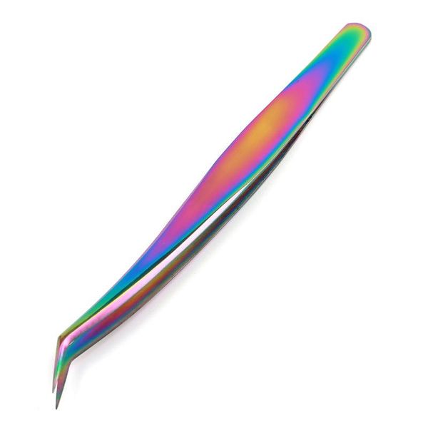 

eyebrow tools & stencils tweezers for women eyelash extensions professional slant tip tweezer set