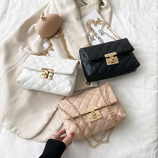 

shoulder bags luxury women's bag 2021 fashion embroidered rhombic chain single small square cross wholesale