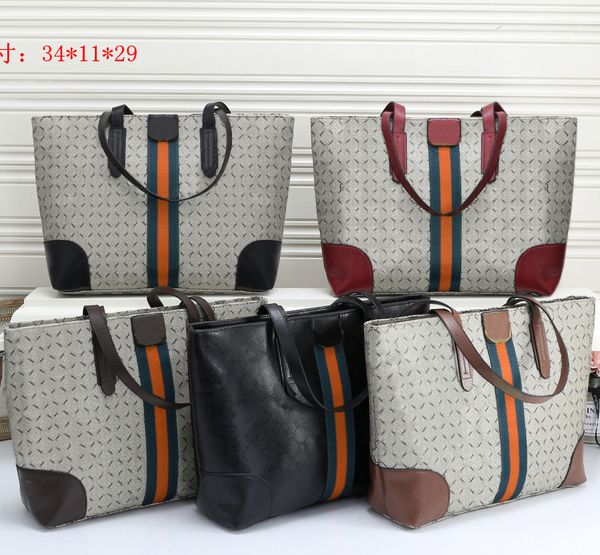 

SELL WELL Fashion woman Three-piece Totes Handbag Genuine Leather Classic pattern Design Super Large Capacity High Quality Gifts bags 02, Dustbag