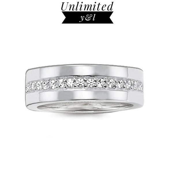 

wedding rings single row white cubic zirconia fashion jewelry accessories for women and men eternity love gifts, Slivery;golden