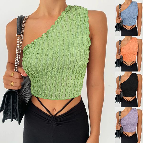 

2021 new women's women's summer solid color vest, Black;gray