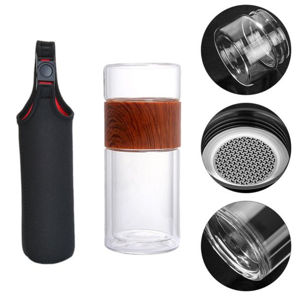 

cups & saucers 1pc household high temperature resistance tea separation cup filter