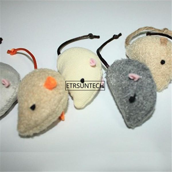 

cat toys 100pcs cute plush fur toy rat mouse pet kitten funny interactive gift set
