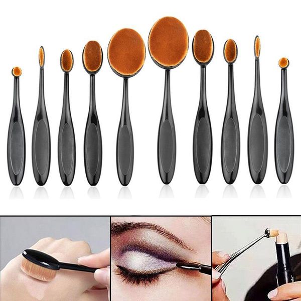 

makeup brushes 5pcs/set blush eyeshadow soft portable foundation brush tools cosmetics