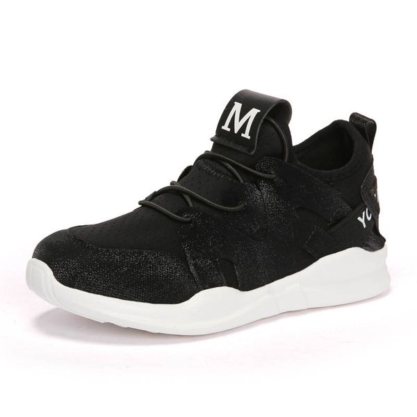 

athletic kids shoes sneakers boys footwear child d047, Black