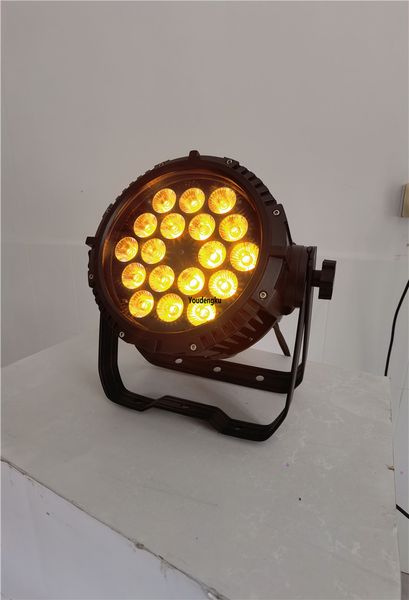 6 шт. Водонепроницаемый светодиодный PAR Can Party Lights 18x18 RGBWUV 6in1 Наружный светодиодный PAR DMX диско вечеринка DJ PAGE Stage освещение