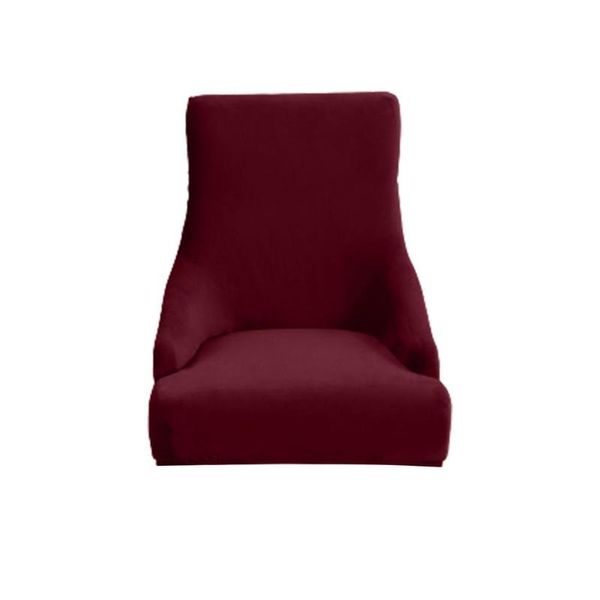 

chair covers velvet dining armchair slipcover washable wing back side removable cover home bars cafes restaurant decoration