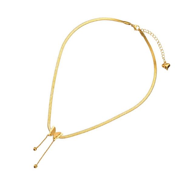 

pendant necklaces 1pc fashion necklace decorative butterflies neck chain ornament (golden), Silver