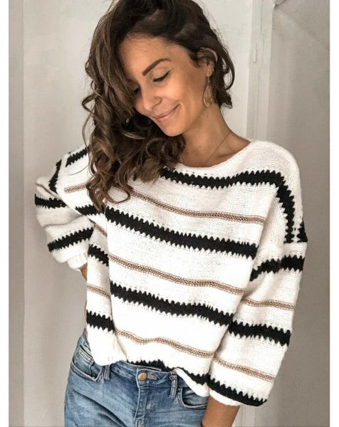 

women's sweaters 2021 fashion women autumn casual clothes long sleeve knitwear jumper knitted sweater loose pullover coat outwear, White;black