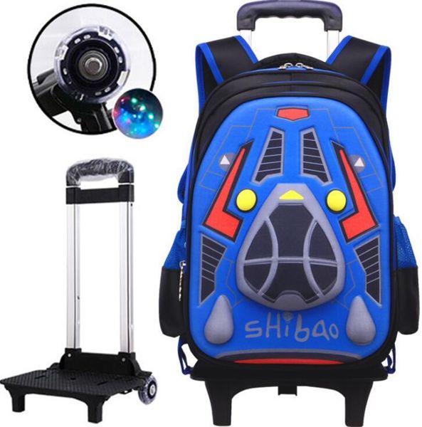 

school rolling backpack bag with wheels kids wheeled for boys children trolley bags travel luggage
