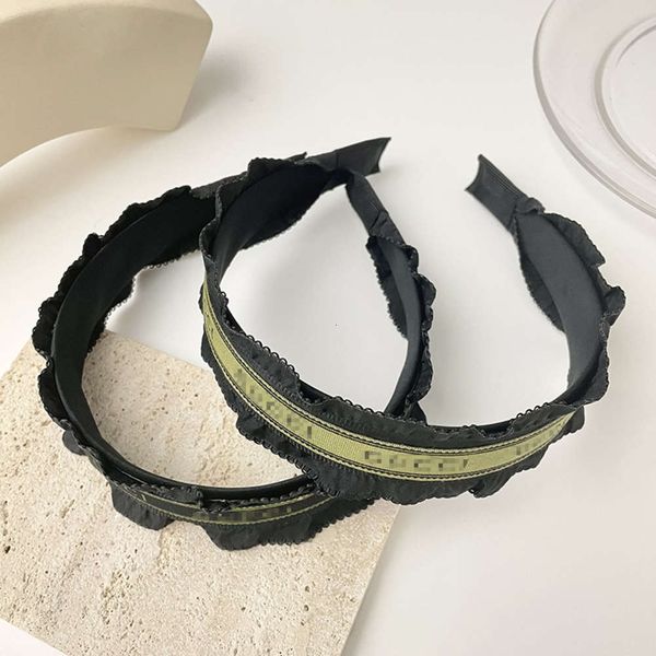 

home net red creative fold edge hoop girl wash face fairy temperament, Black;brown