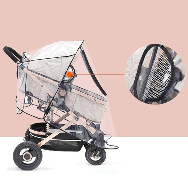 

stroller parts & accessories 900c universal rain cover trolley umbrella raincoat baby car weather shiel