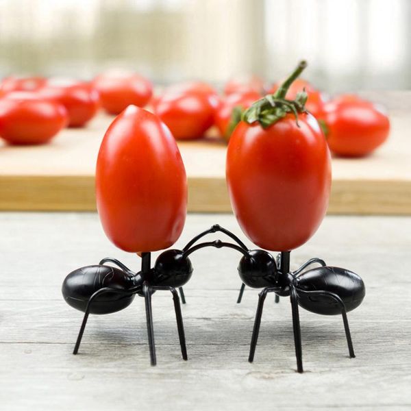 

ants fruit picks decoration ant shape forks snack cake dessert tableware for home kitchen party dinner pick