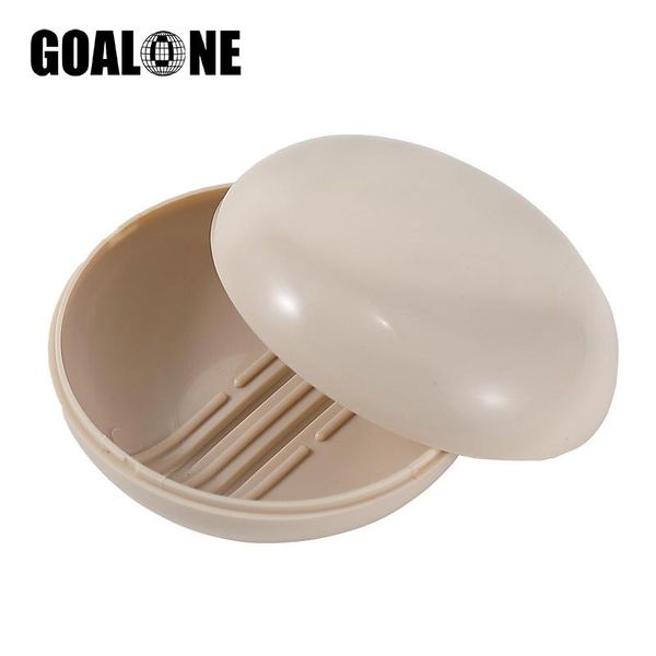 

2pcs/set travel soap box portable dish with lid creative pp case saver container for bath accessories dishes
