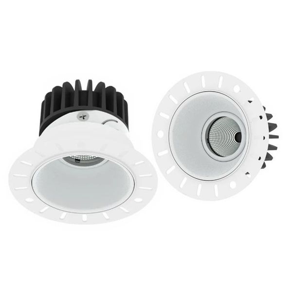 

downlights led spotlight 9w 18w 24w dimmable downlight 110v 220v anti-glare ceiling lamp 24° for indoor wall washing lighting